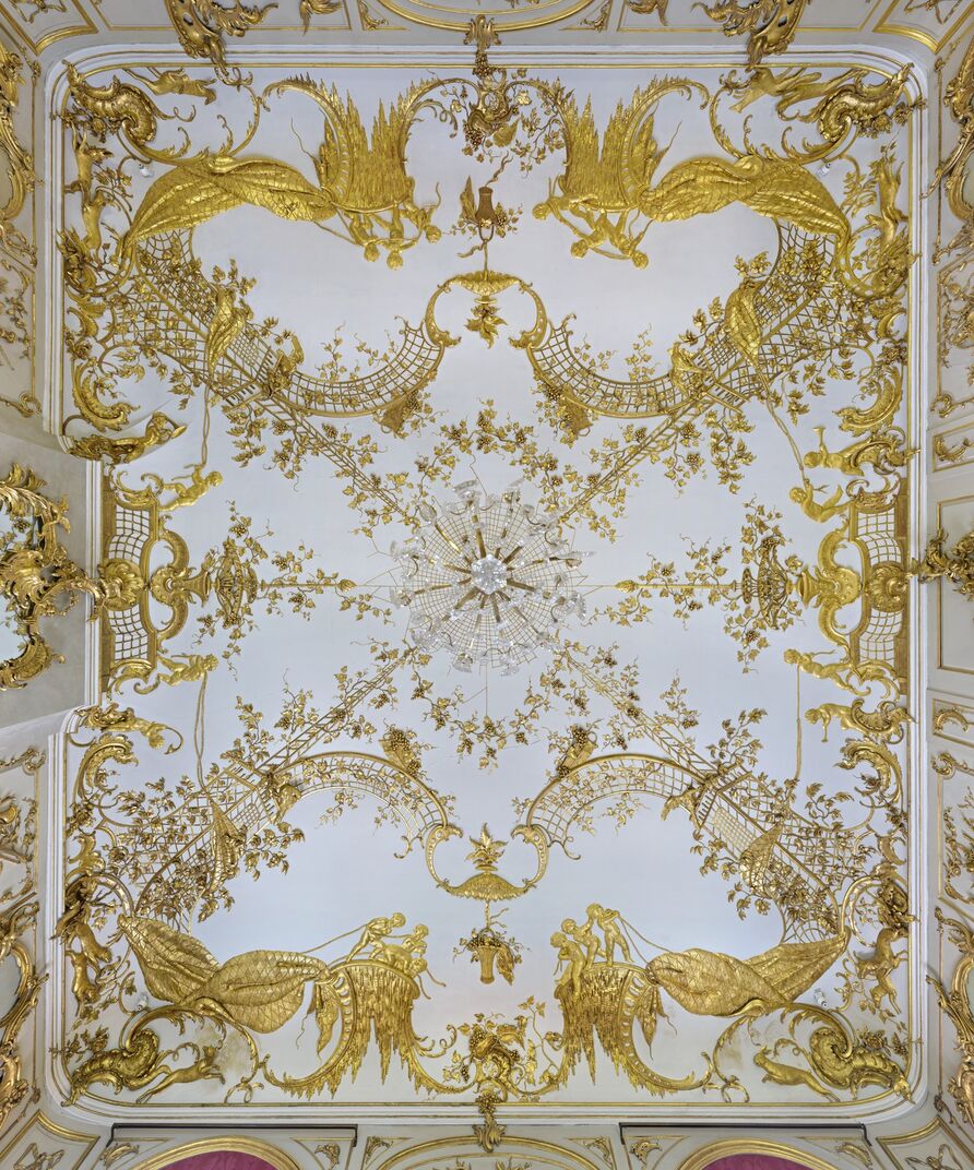 Schloss Sanssouci, Decke des Konzertzimmers