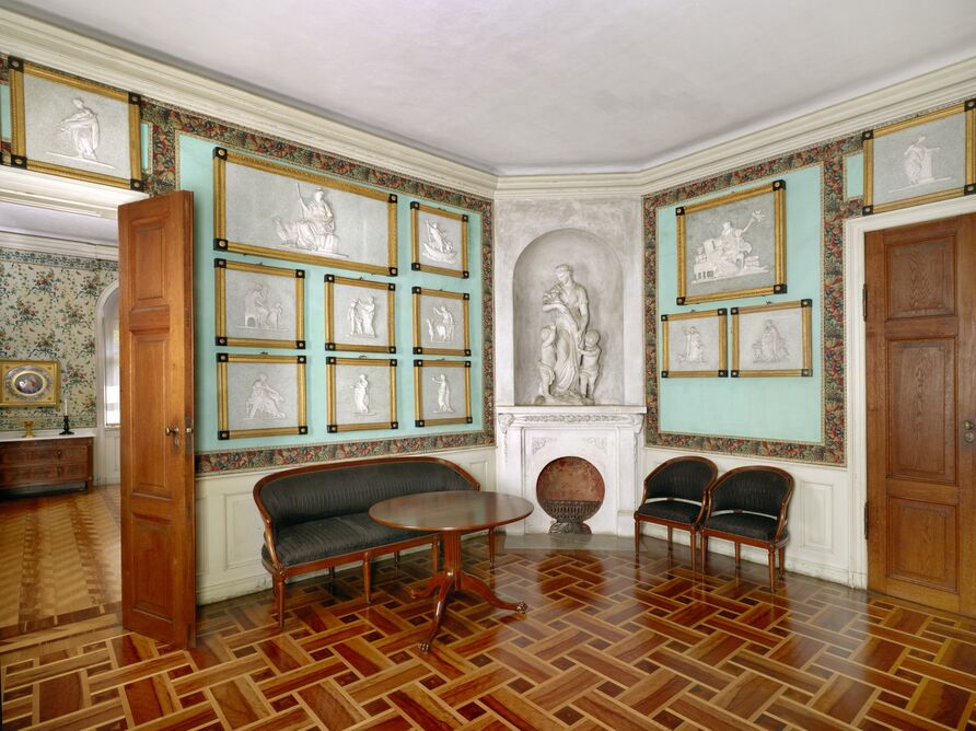 Schloss Pfaueninsel, Teezimmer