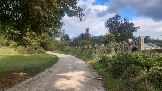 Park Babelsberg, Weg an der Hofgärtnerei