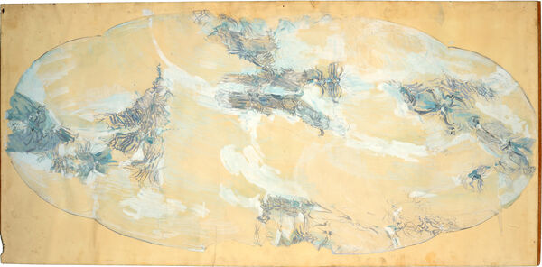 Hann Trier, study for the ceiling painting in the White Hall, New Wing, Charlottenburg Palace, 1966
