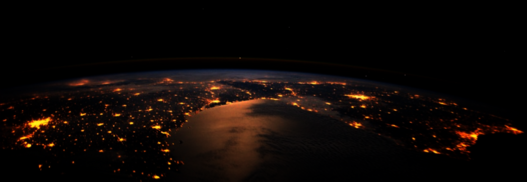 ESA 273562 Europe seen by ESA astronaut Andre Kuipers onboard the ISS