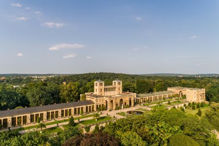 Park Sanssouci, Orangerieschloss, Ansicht von Süden