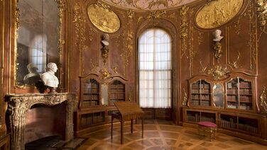 Schloss Sanssouci, Bibliothek Friedrichs II. © SPSG / Leo Seidel „Wir waren uns sofort einig: Die Bücher müssen zurück!“