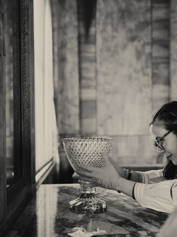 Installation eines Glaspokals