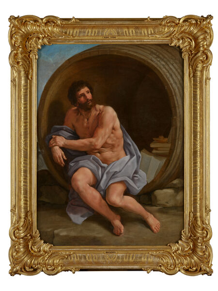 Guido Reni, Diogenes in der Tonne, nach 1635
