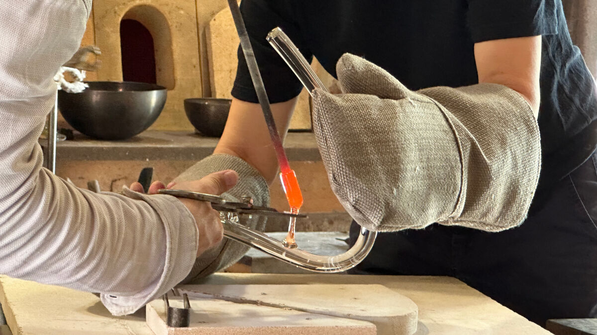 Ein neuer Arm aus Glas