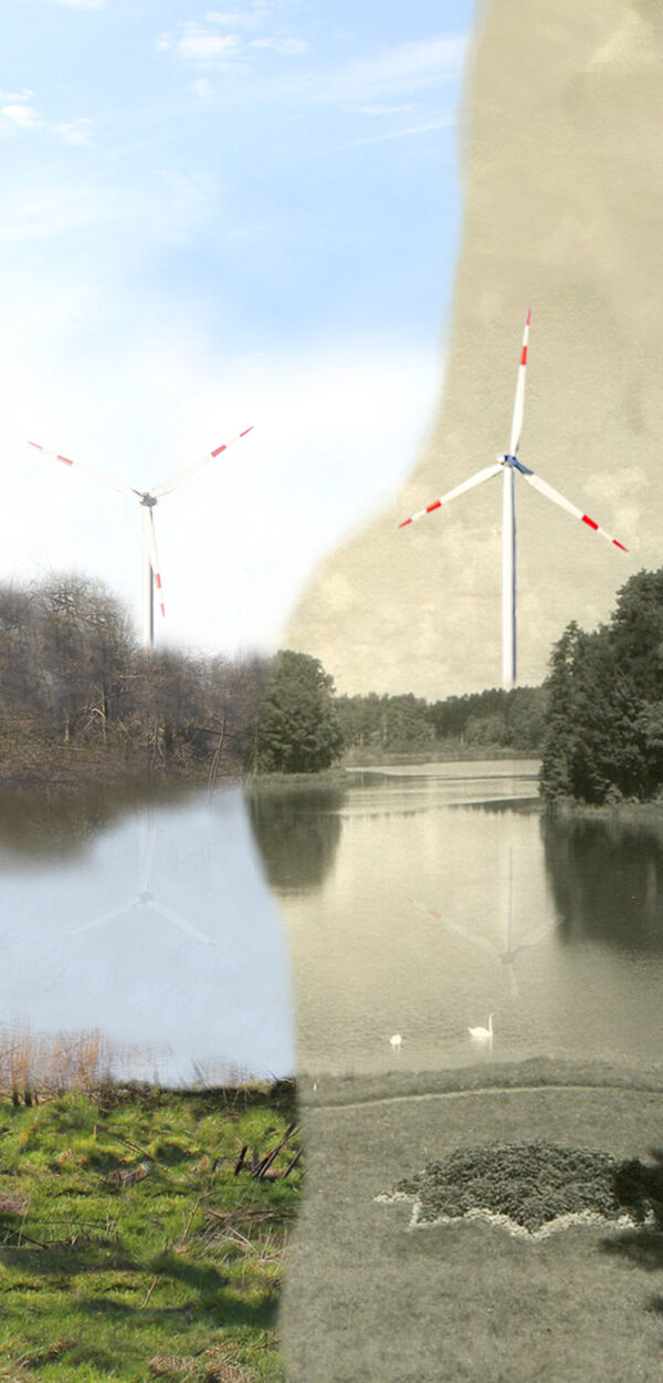 Fotomontage Gutspark Damitzow