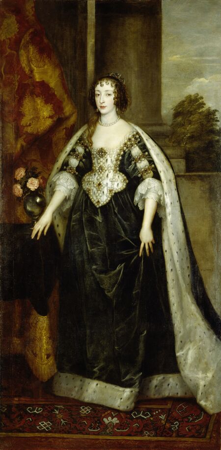 Anthonis van Dyck, „Königin Henrietta Maria von England“