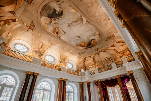 Schloss Charlottenburg – Große Orangerie © spaces mgt GmbH Schloss Charlottenburg – Große Orangerie, Ansicht des Deckengemäldes