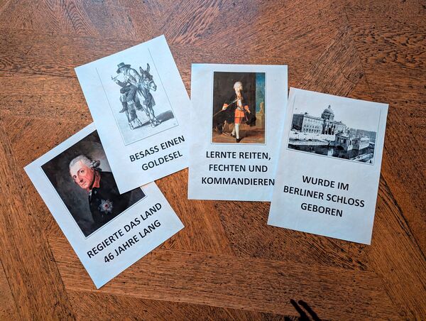 Von Königen und Geschichten, Arbeitsmaterial