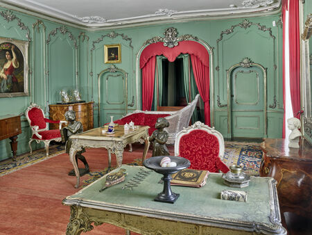 Schloss Sanssouci, Damenflügel, Grünes Zimmer