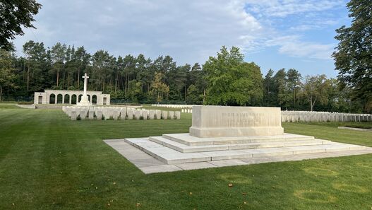 Der Britische Soldatenfriedhof in Berlin-Charlottenburg, Heerstraße 151 © Valbina Iberhysaj, LDA Der Britische Soldatenfriedhof in Berlin-Charlottenburg, Heerstraße 151