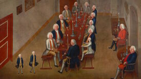 Georg von Lisiewski: Tabakskollegium Friedrich Wilhelms I. © SPSG / Daniel Lindner Viel mehr als blauer Dunst: Das Tabakskollegium Friedrich Wilhelms I.