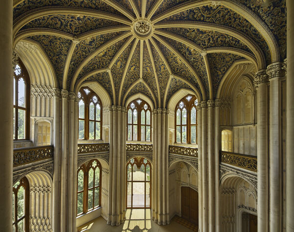 Schloss Babelsberg, Blick von oben in den Tanzsaal