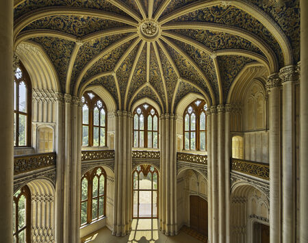 Schloss Babelsberg, Blick von oben in den Tanzsaal