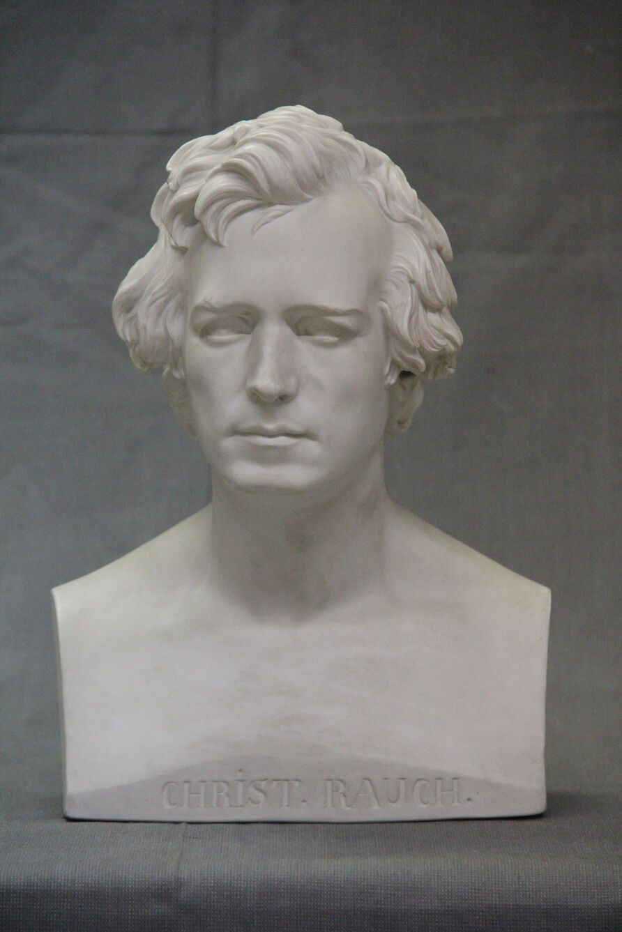 Christian Daniel Rauch: Selbstbildnis, Porzellan, Skulpt.slg. 4265