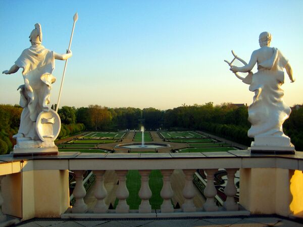 Blick über den Schlossgarten Charlottenburg 