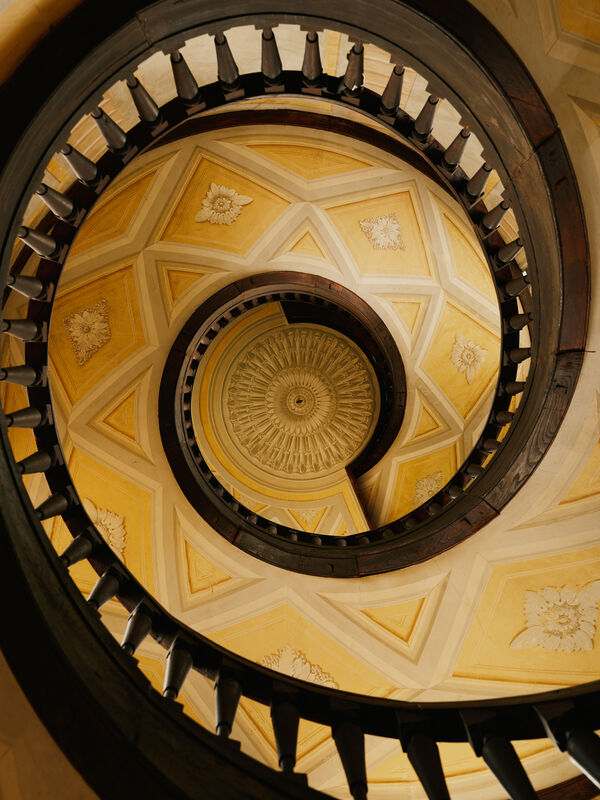 Schloss Pfaueninsel, Treppenhaus