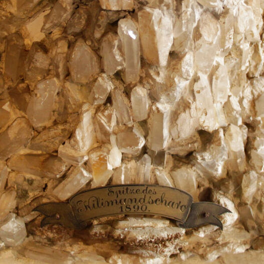 Potsdam, Sanssouci, New Palace, Grotto Hall, R. 177, detail: Tip of the Kilimanjaro