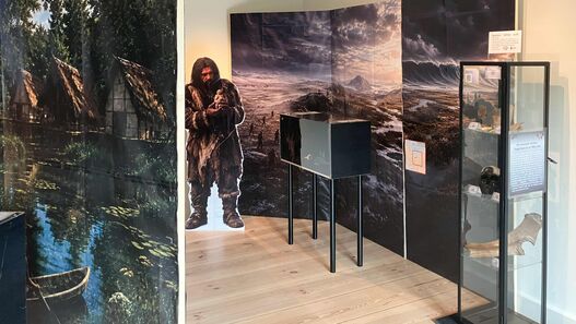 Blick in die Ausstellung „Der Mensch im Klima seiner Zeit“ Blick in die Ausstellung „Der Mensch im Klima seiner Zeit“
