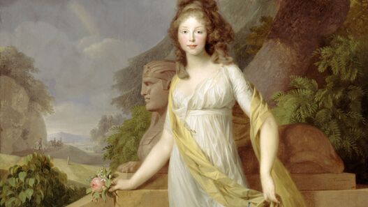 Johann Friedrich August Tischbein: Königin Luise von Preußen als Kronprinzessin, 1796