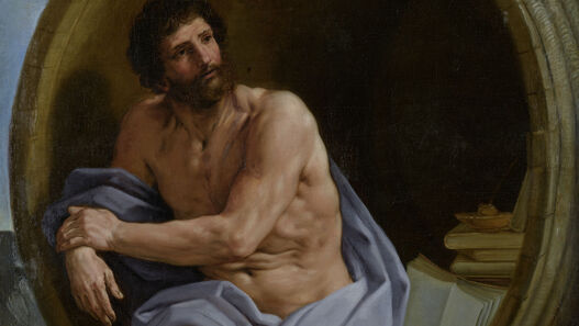 Guido Reni, Diogenes in der Tonne, nach 1635