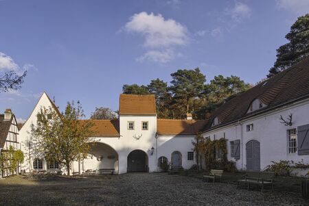 Außenansicht des Jagdzeugmagazin am Jagdschloss Grunewald