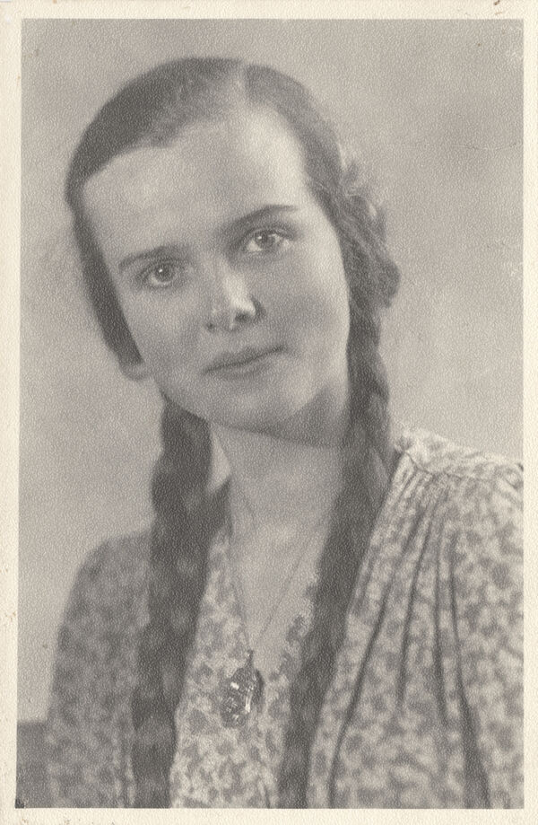 Jugendbild von Eva Strittmatter
