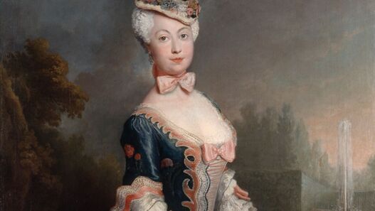 Antoine Pesne: Elisabeth Dorothea Juliane Freifrau Buddenbrock, geb. Wallmoden, vor 1740
