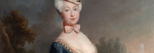 Antoine Pesne: Elisabeth Dorothea Juliane Freifrau Buddenbrock, geb. Wallmoden, vor 1740