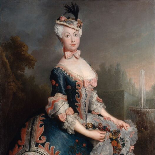 Antoine Pesne: Elisabeth Dorothea Juliane Freifrau Buddenbrock, geb. Wallmoden, vor 1740