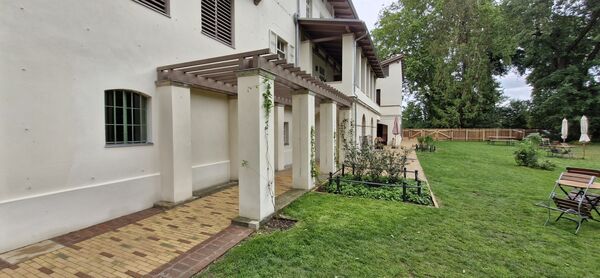 Meierei am Kuhtor nach der Sanierung, Gartenseite
