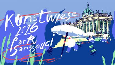 Kunstwiese im Park Sanssouci