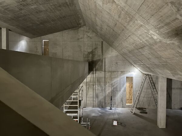 Blick in die Depothalle