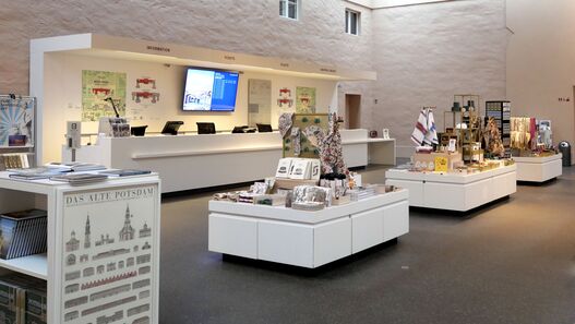 Besuchszentrum Neues Palais, Innenansicht