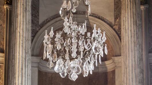 Schloss Sanssouci, Leuchter im Marmorsaal