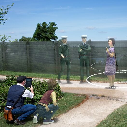 Border Zone, AR Mockup, 2024 © Cologne Game Lab | TH Köln