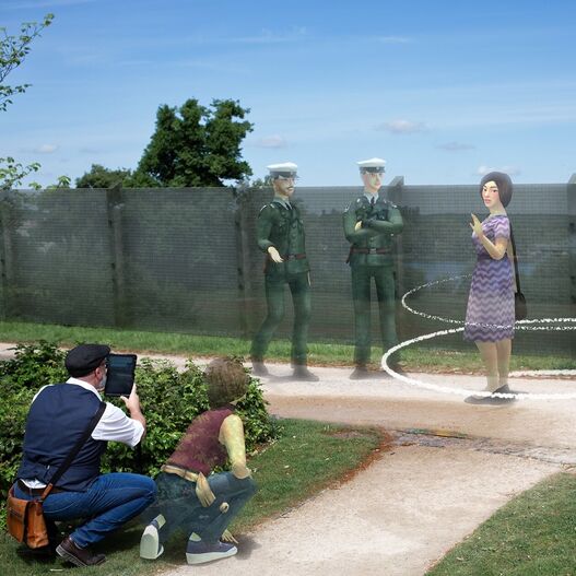 Border Zone, AR Mockup, 2024 © Cologne Game Lab | TH Köln