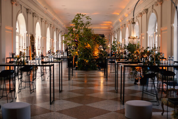 Schloss Charlottenburg – Große Orangerie © spaces mgt GmbH Schloss Charlottenburg – Große Orangerie mit Event-Möblierung