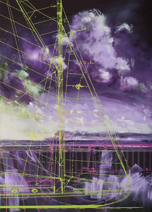 see storm rising over the horizon