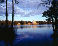Neuer Garten, Marmorpalais, Blick über den See