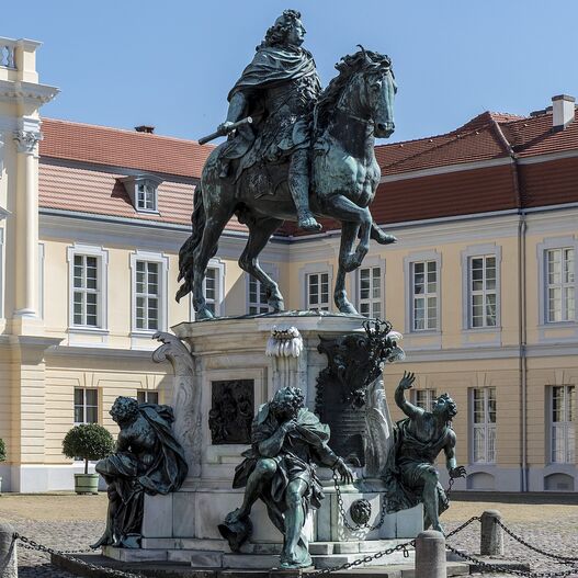 Reiterdenkmal des Kurfürsten Friedrich Wilhelm von Brandenburg, Andreas Schlüter, Bronze, 1696-1709, Skulpt.Slg. 5247