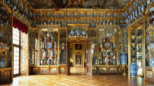 Schloss Charlottenburg, Altes Schloss, Parade- und Wohnräume König Friedrichs I., Porzellankabinett