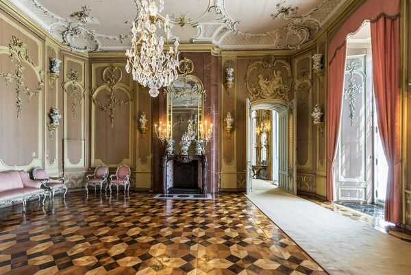 Neues Palais, Königswohnung, Die Fleischfarbene Kammer