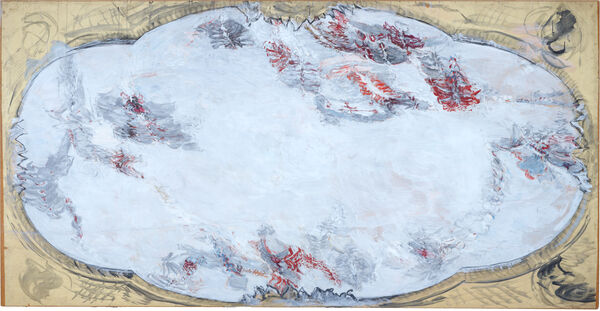 Hann Trier, study for the ceiling painting in the White Hall, New Wing, Charlottenburg Palace, 1968