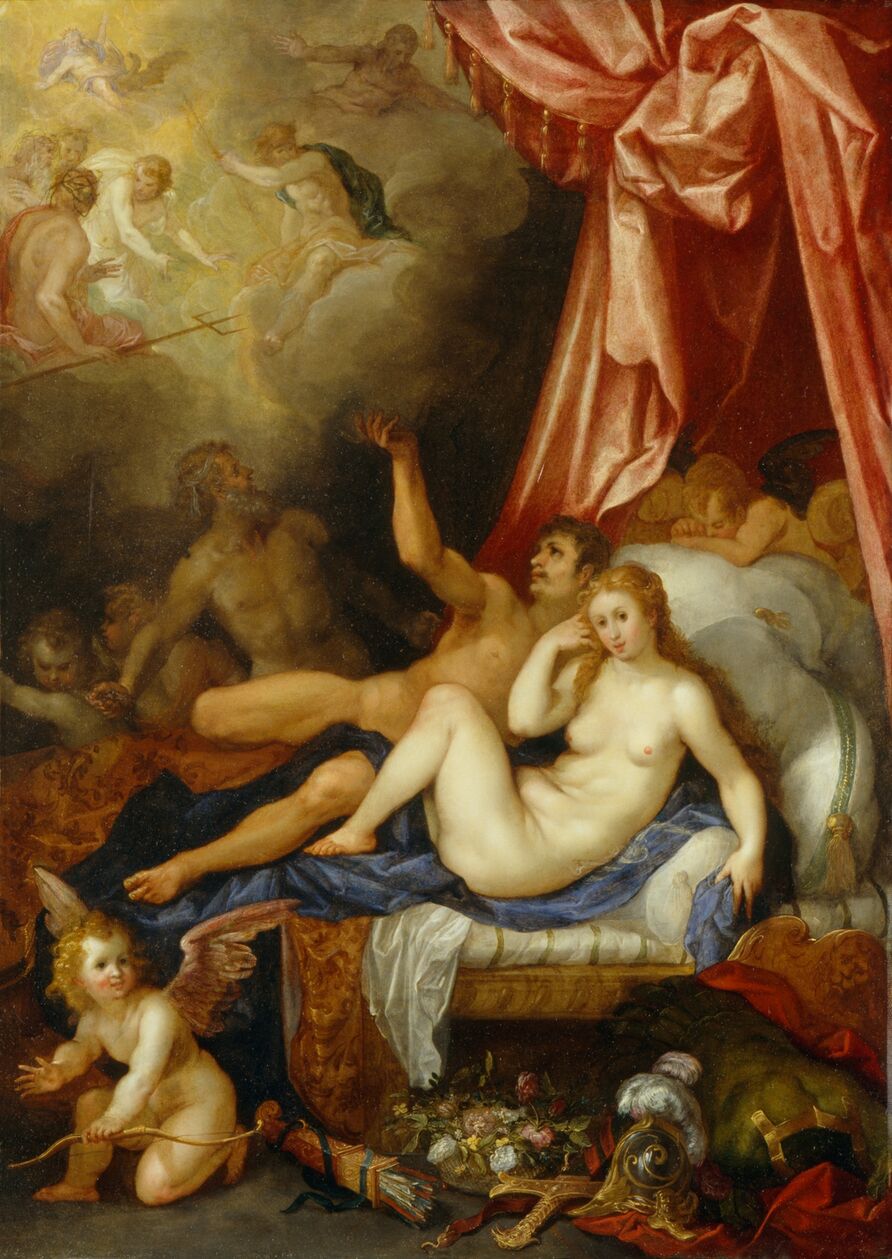 Hendrik van Balen, Mars und Venus in der Schmiede des Vulkan, Neues Palais