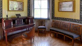 Schloss Pfaueninsel, Schreibzimmer des Königs © SPSG / Michael Lüder Das Pfaueninselschloss