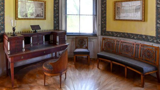 Schloss Pfaueninsel, Schreibzimmer des Königs