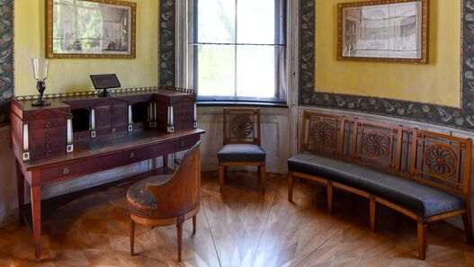 Schloss Pfaueninsel, Schreibzimmer des Königs © SPSG / Michael Lüder Schloss Pfaueninsel, Schreibzimmer des Königs