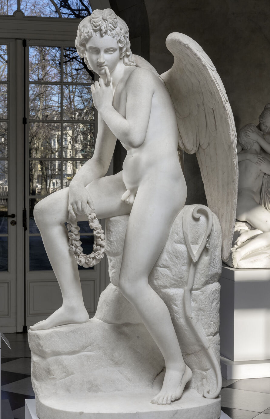 Ridolfo Schadow: Amor, Marmor, 1821/22, Skulpt.slg. 2800